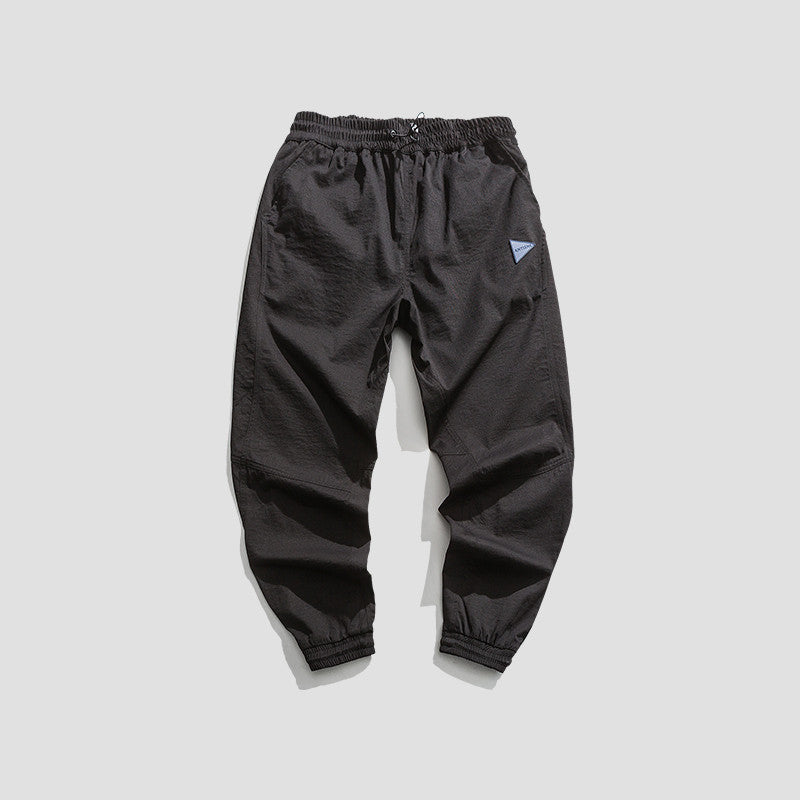 Trendy Brand Tethered Overalls Trendy All-match Men's Nine-point Casual Pants