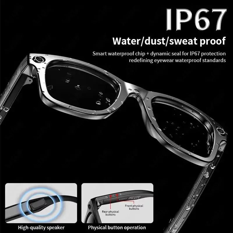 2025 New 4K Ultra HD 800W Pixel AI Glasses Men