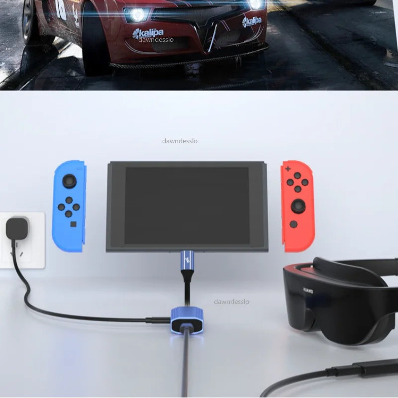 AR Glasses Hub for Seamless Multi-Device Charging Adapter