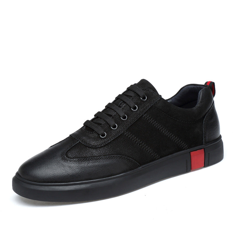 Men's Casual Shoes Korean Style Trendy Leather Plus Size Trendy Men's Shoes