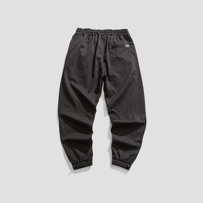 Trendy Brand Tethered Overalls Trendy All-match Men's Nine-point Casual Pants