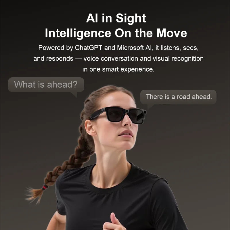 AI Smart Glasses w/ ChatGP3 Voice Recognition