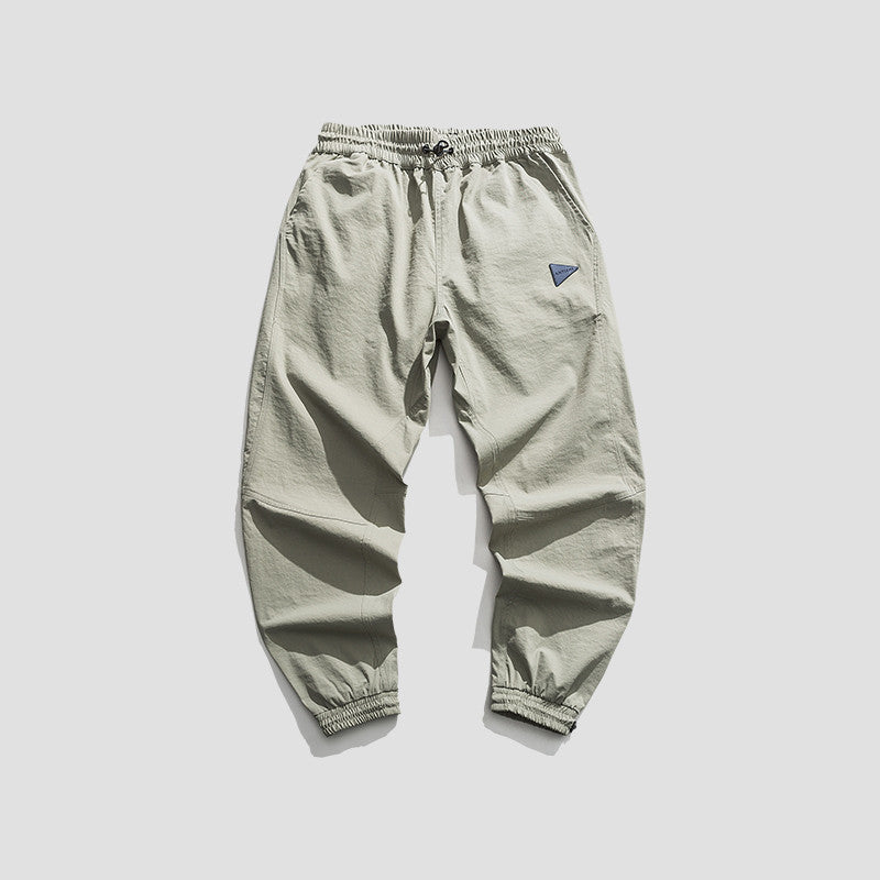 Trendy Brand Tethered Overalls Trendy All-match Men's Nine-point Casual Pants