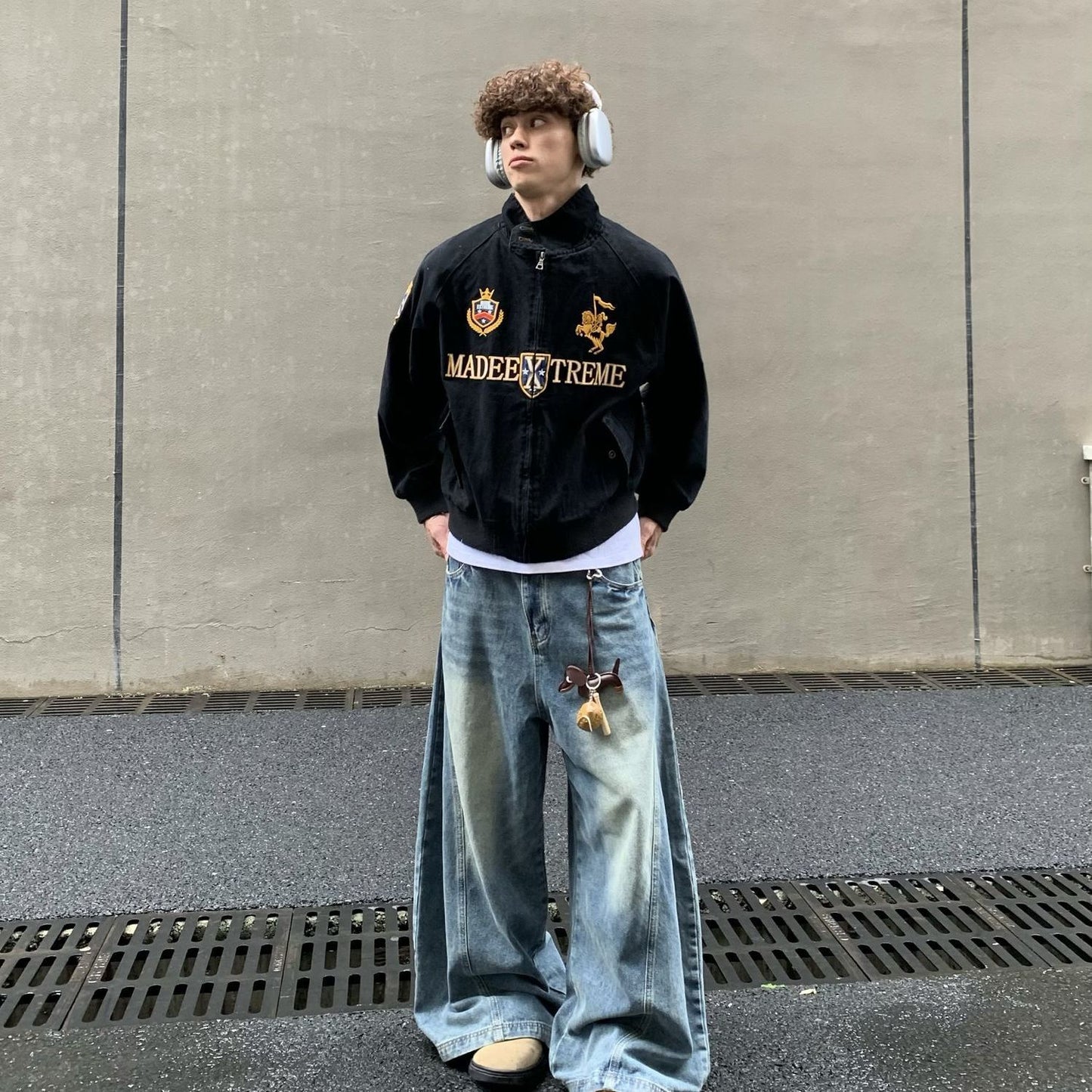 New Cropped Baseball Jacket