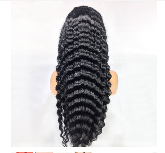 Human Hair Deep Wave Lace Frontal Wigs Front Wigs