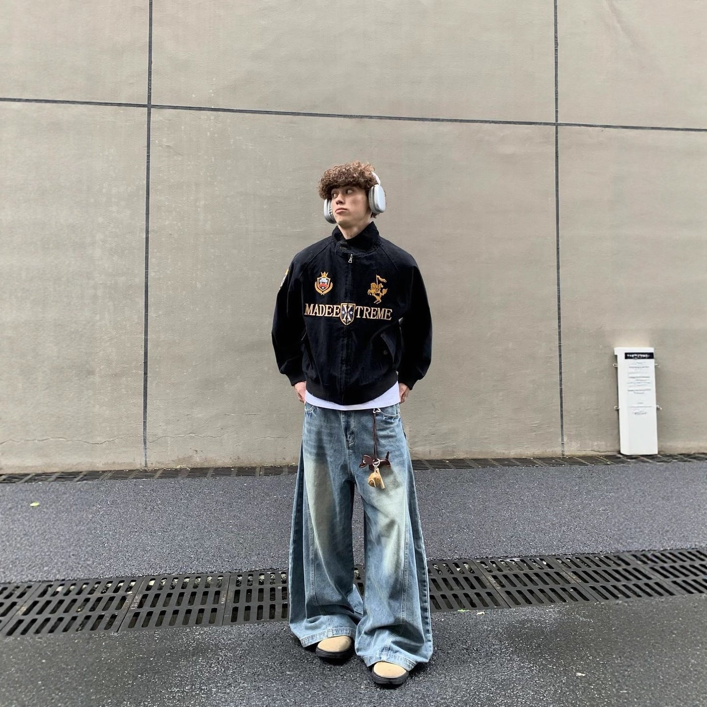 New Cropped Baseball Jacket