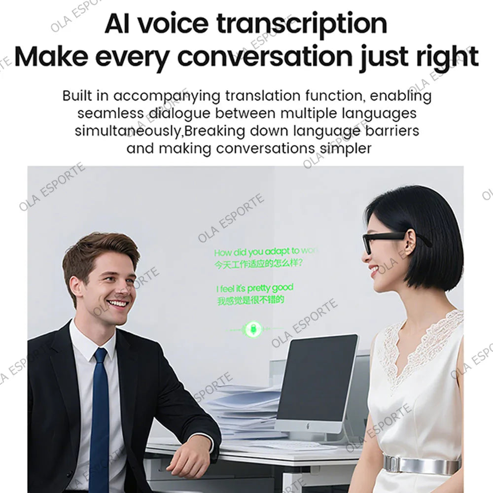 4K AI Smart Glasses w/ Multifunction Camera