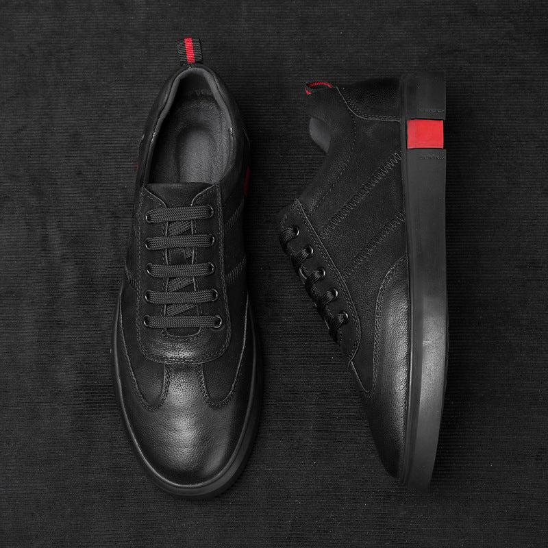 Men's Casual Shoes Korean Style Trendy Leather Plus Size Trendy Men's Shoes