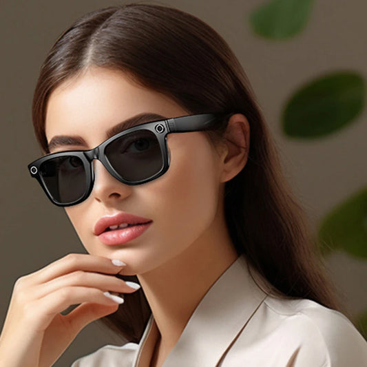 2026 Brand New 8MP Camera Glasses w/ Color-Changing AI Smart Bluetooth